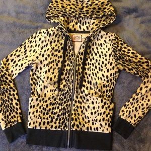 Juicy Couture Leopard Print Velour 